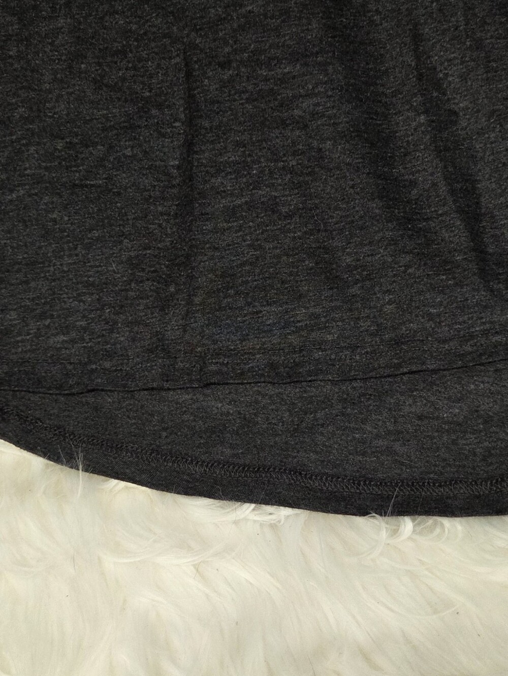 Graphic Pet Lover T-Shirt - Gray "I (Shih Tzu) Not" dog Bella Canvas Large Long - Picture 4 of 7